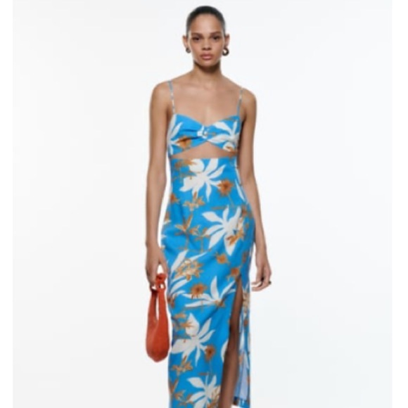 Zara Dresses & Skirts - Zara Linen Blend Dress